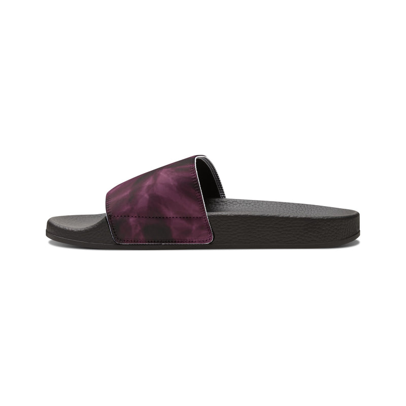 Purple Aura Men's PU Slide Sandals