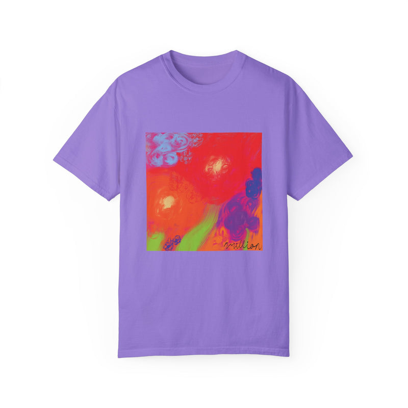 Floral Breeze Unisex Garment-Dyed T-shirt