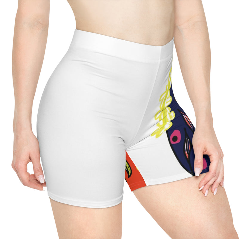 Circle Bella 2.0  Women's Biker Shorts (AOP)