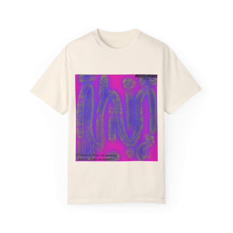 Tribal Neon Type Unisex Garment-Dyed T-shirt