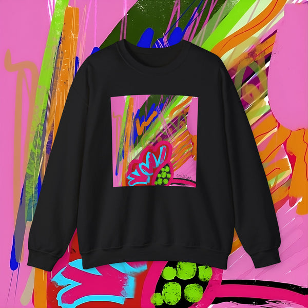 Abstract Frenzy Print Unisex Heavy Blend™ Crewneck Sweatshirt