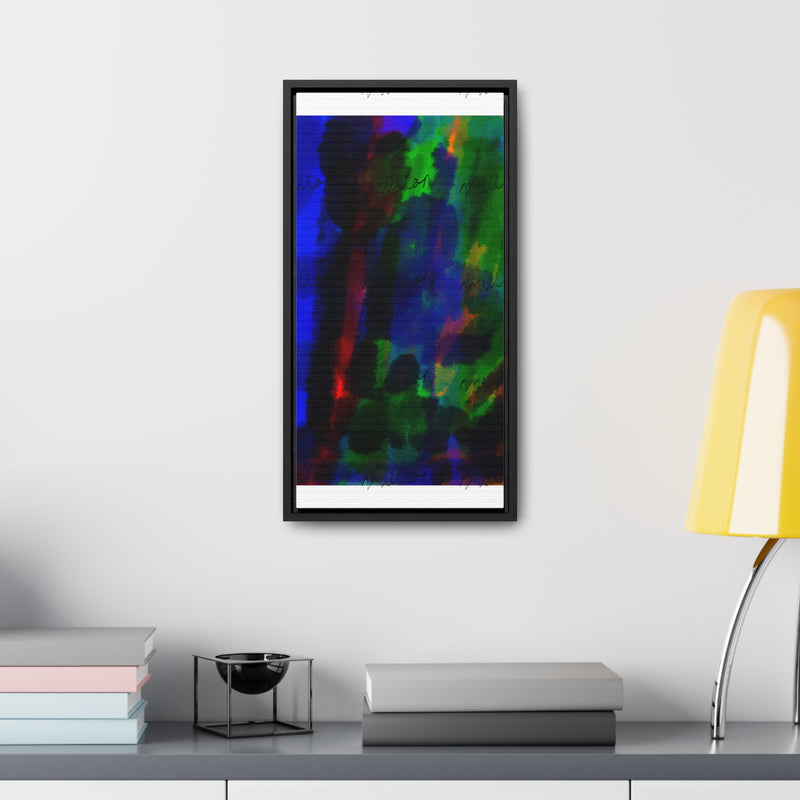 Watercolor Hue Gallery Canvas Wraps, Vertical Frame