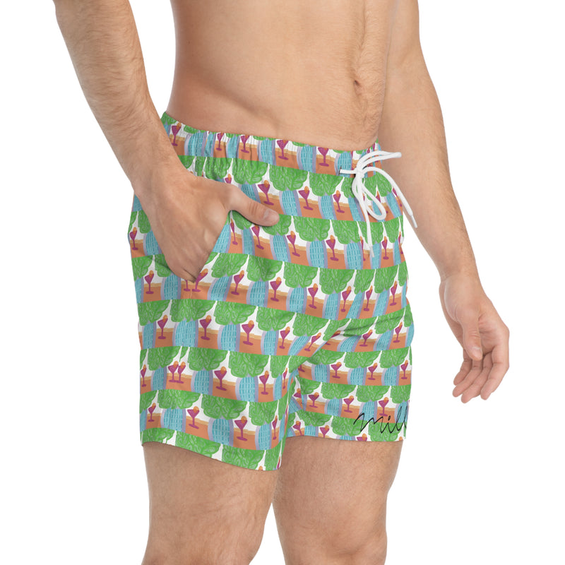 Casual Dining Swim Trunks (AOP)