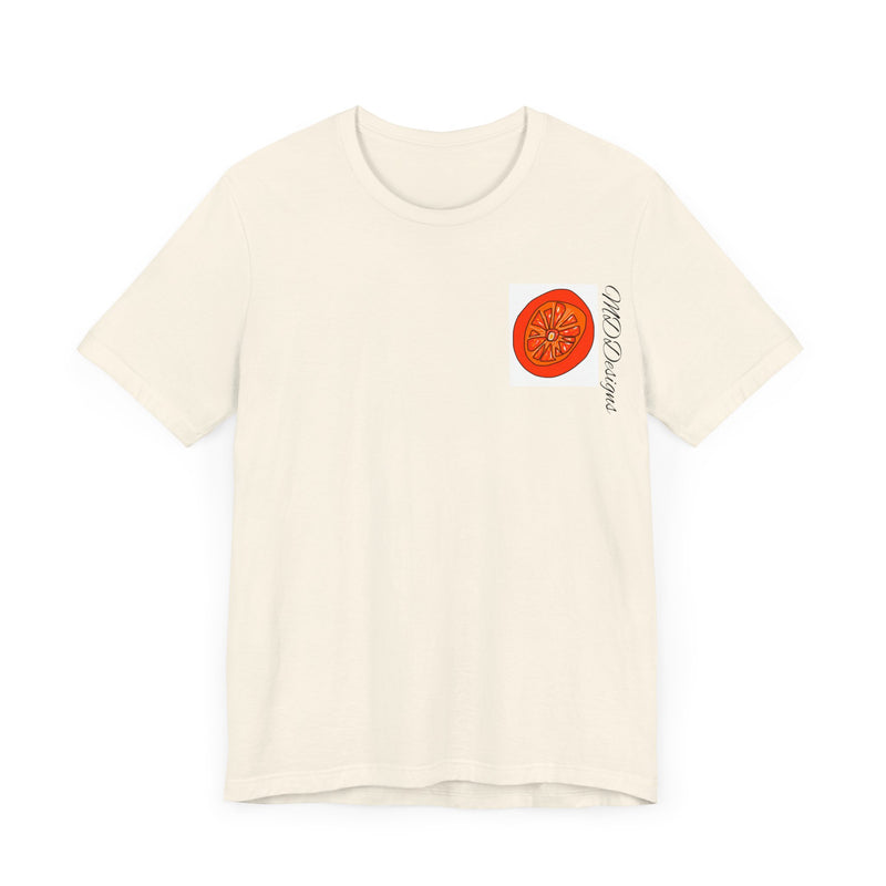 Tangie Orange Unisex Jersey Short Sleeve Tee