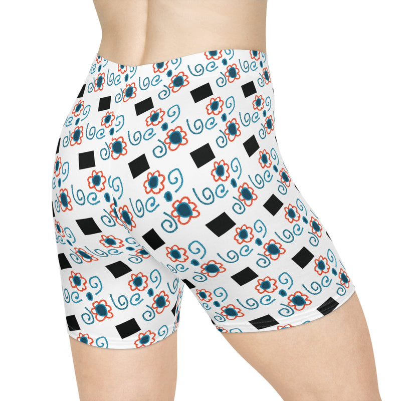 Swirlz  Women's Biker Shorts (AOP)