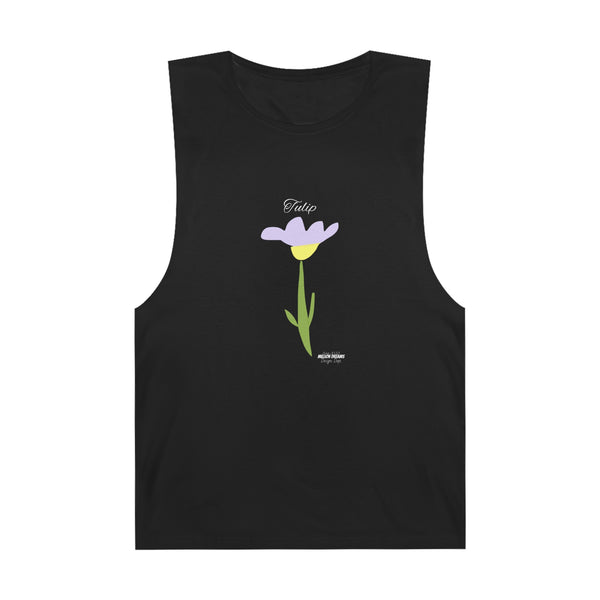 Pastel Tulip2 Unisex Barnard Tank