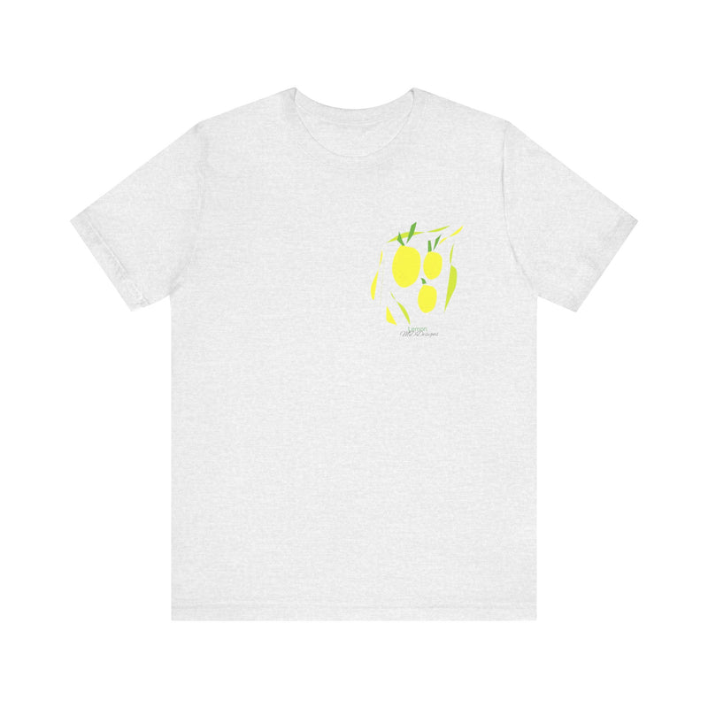 Lemon Yellow Unisex Jersey Short Sleeve Tee