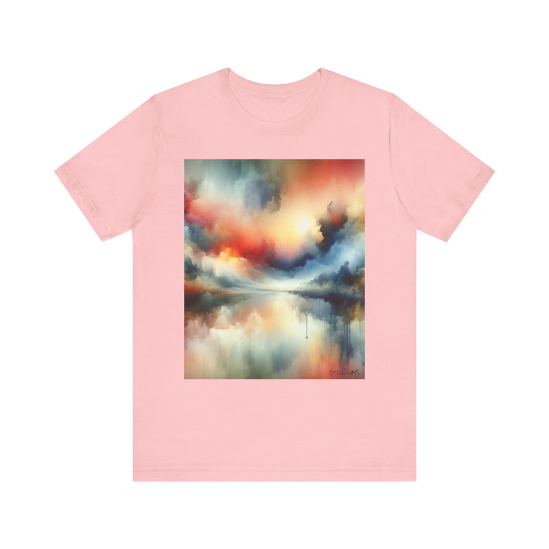 Watercolor Design Unisex Jersey Short Sleeve Tee