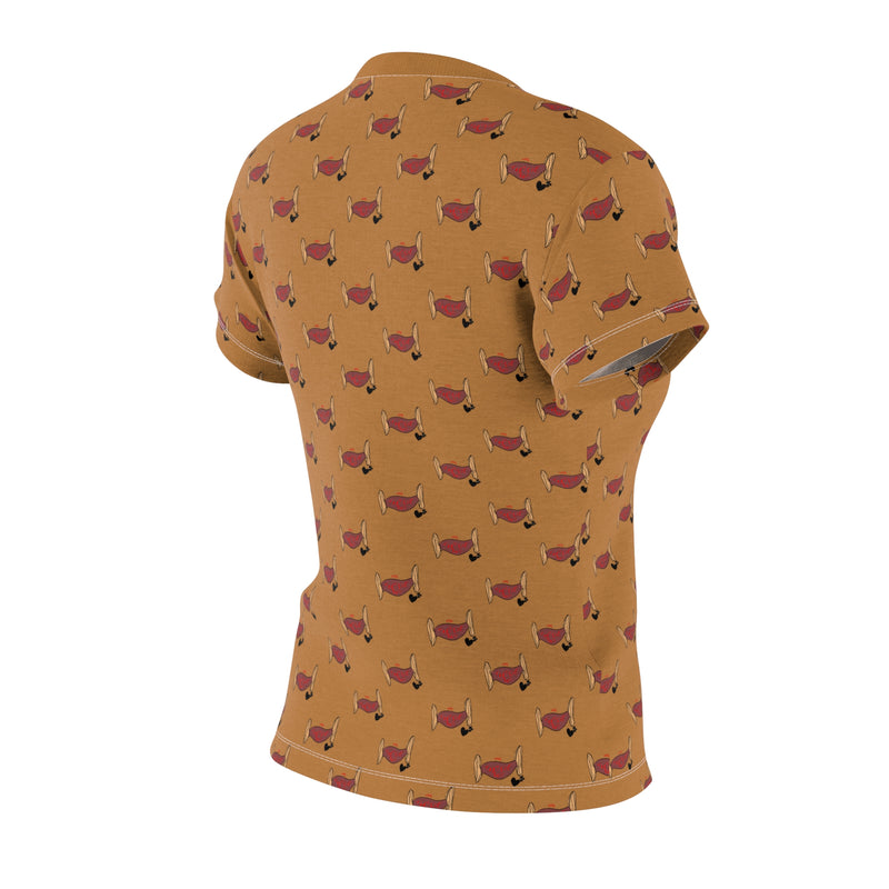 Mrs.Tootsie Roll Light Brown Tee (AOP)