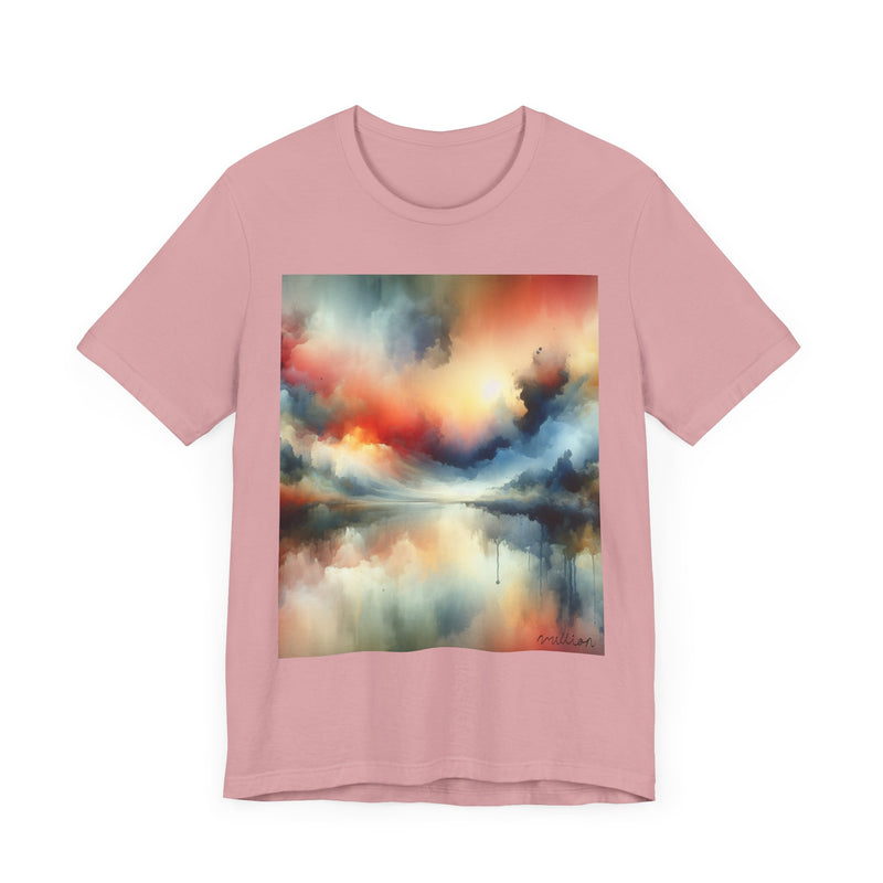 Watercolor Design Unisex Jersey Short Sleeve Tee