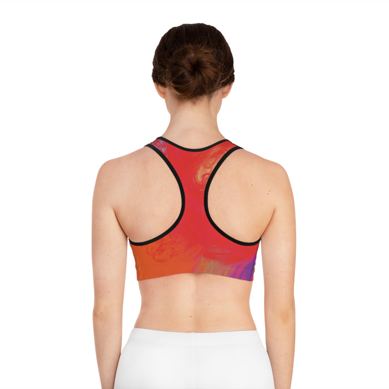 Floral Breeze Sports Bra (AOP)