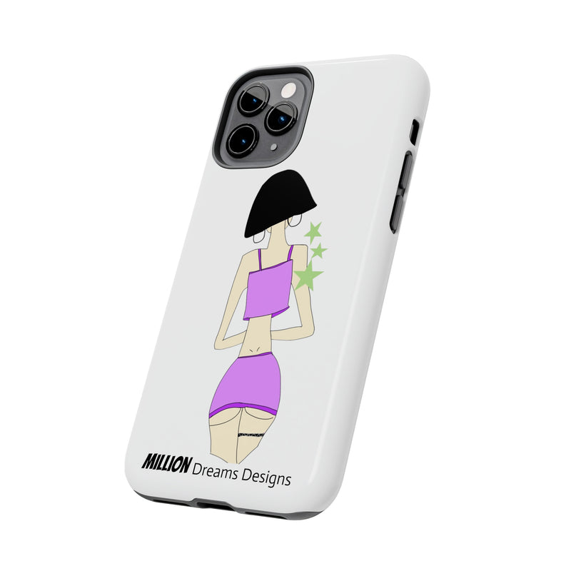 Sexy Girl In Purple Tough Phone Case