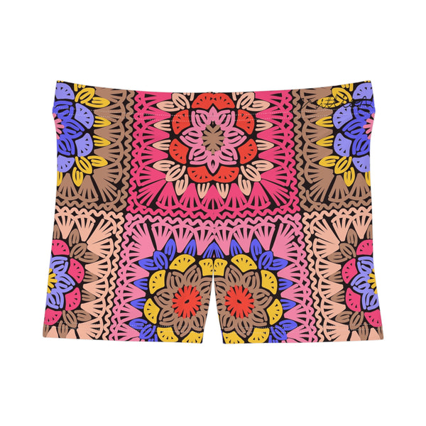 Embroidery Style Women's Shorts (AOP)