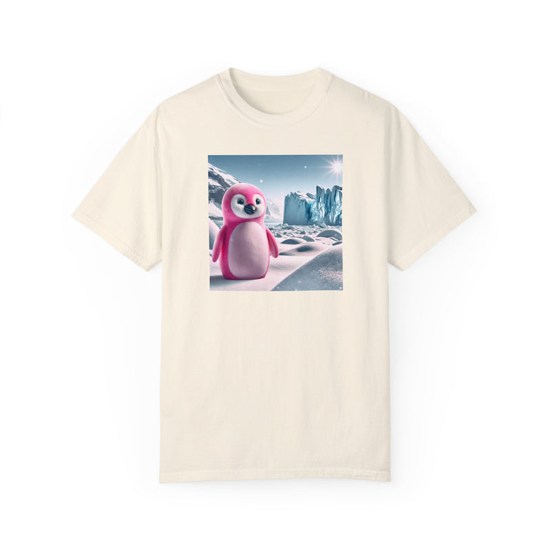 Pink Penguin Unisex Garment-Dyed T-shirt