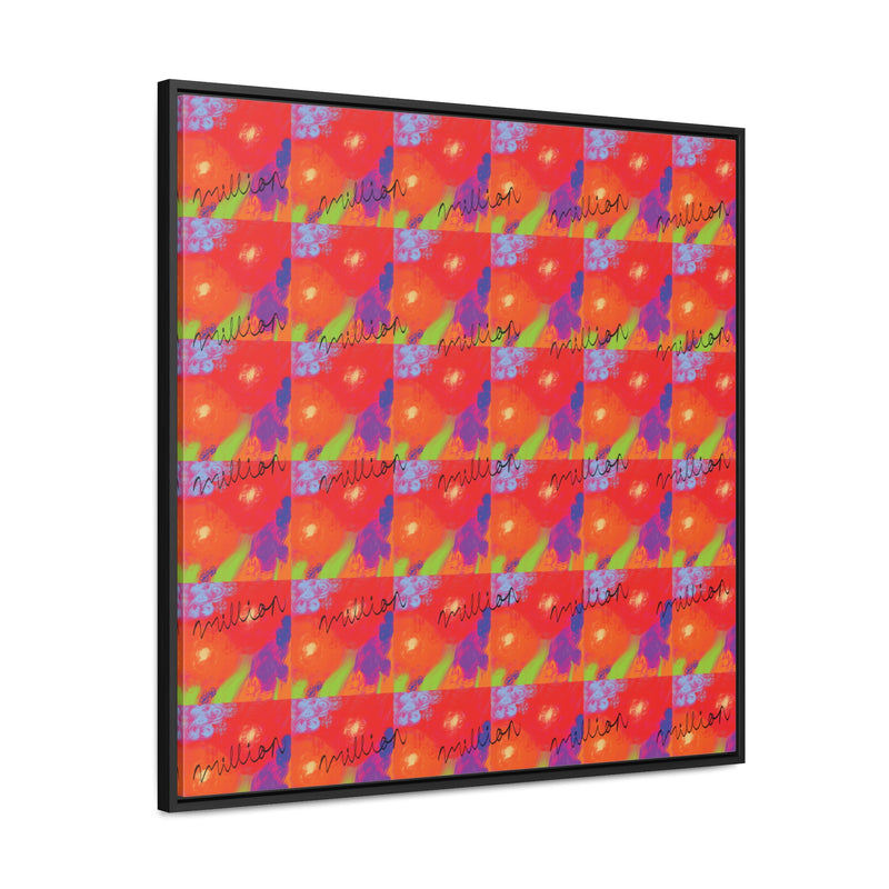 Floral Breeze Gallery Canvas Wraps, Square Frame