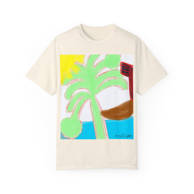 Ocean View Unisex Garment-Dyed T-shirt