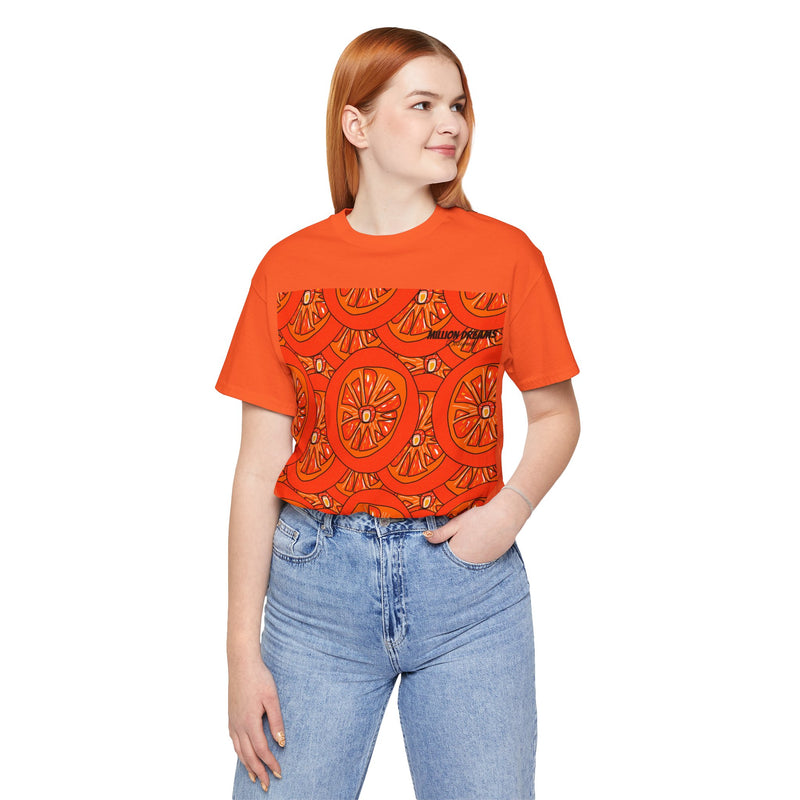 Tangie Orange Unisex Jersey Short Sleeve Tee