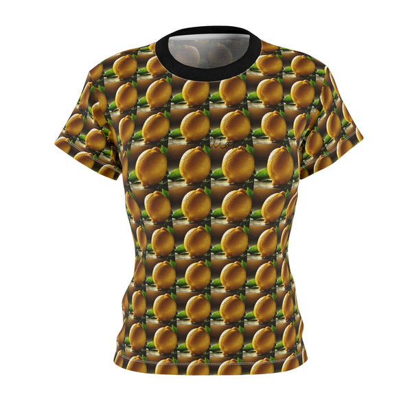 Lemon Women's Cut & Sew Tee (AOP)