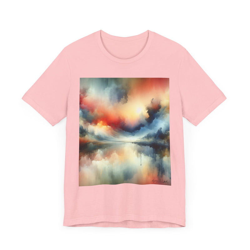 Watercolor Design Unisex Jersey Short Sleeve Tee