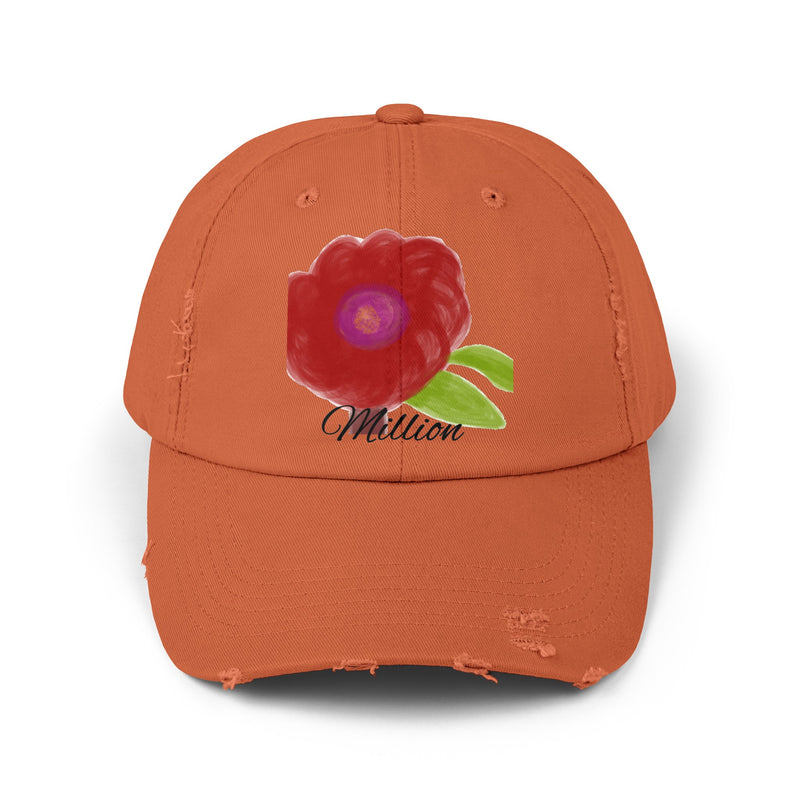 Bloom Unisex Distressed Cap