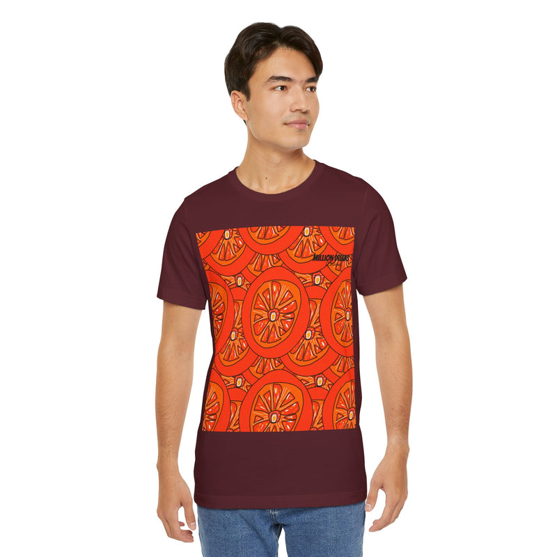 Tangie Orange Unisex Jersey Short Sleeve Tee