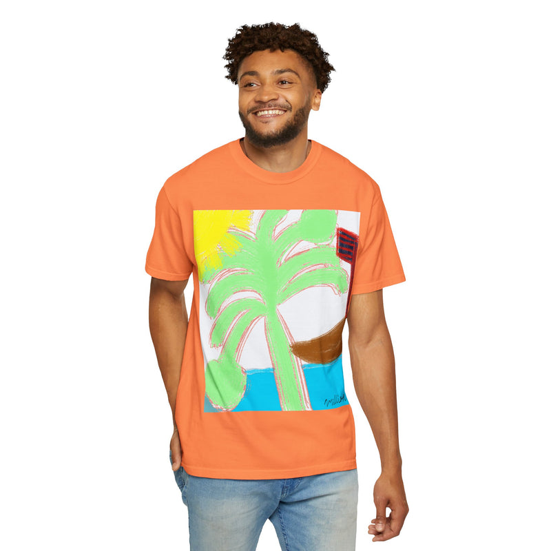 Ocean View Unisex Garment-Dyed T-shirt