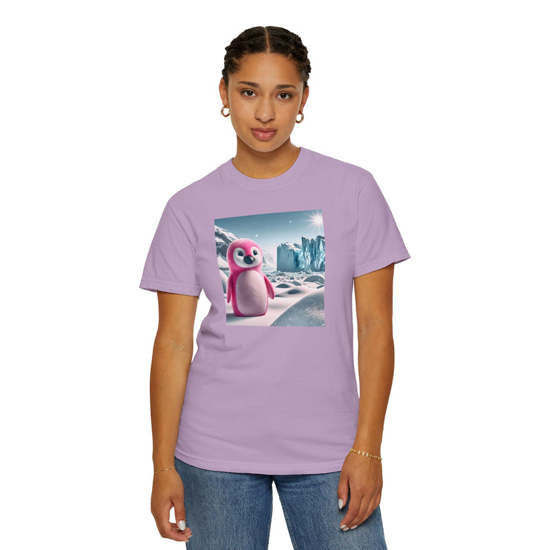 Pink Penguin Unisex Garment-Dyed T-shirt