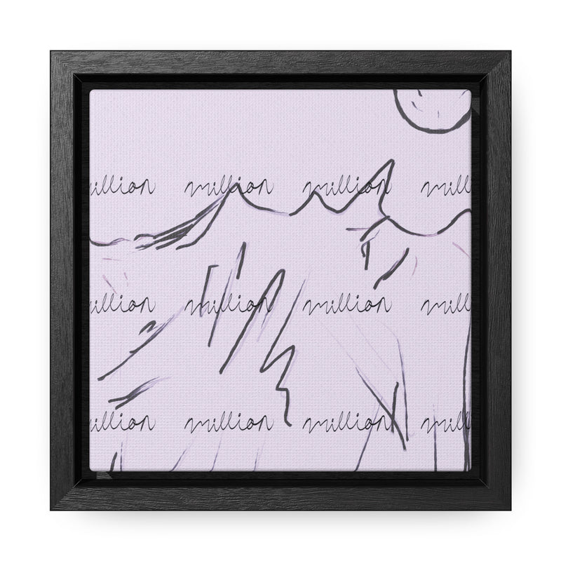 Cold Mountain View Gallery Canvas Wraps, Square Frame