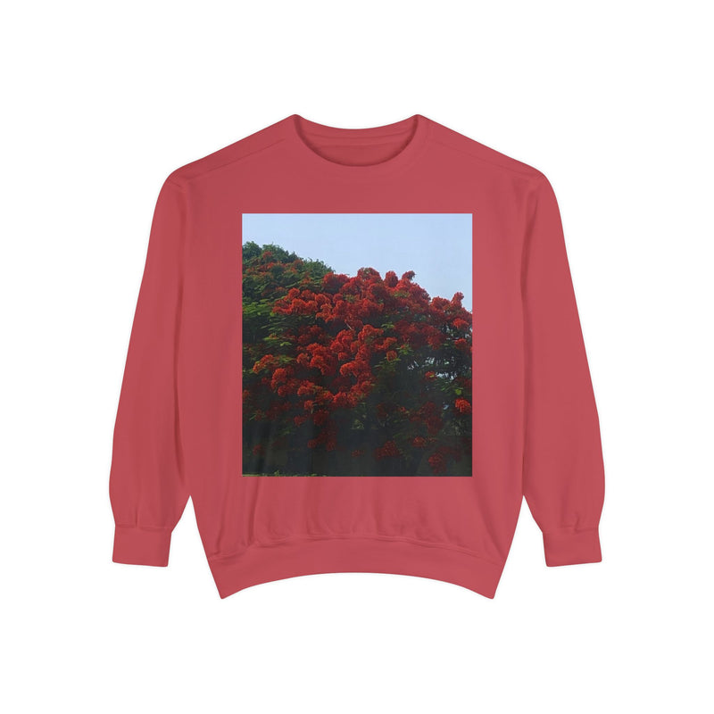 Resort View Unisex Garment-Dyed Sweatshirt