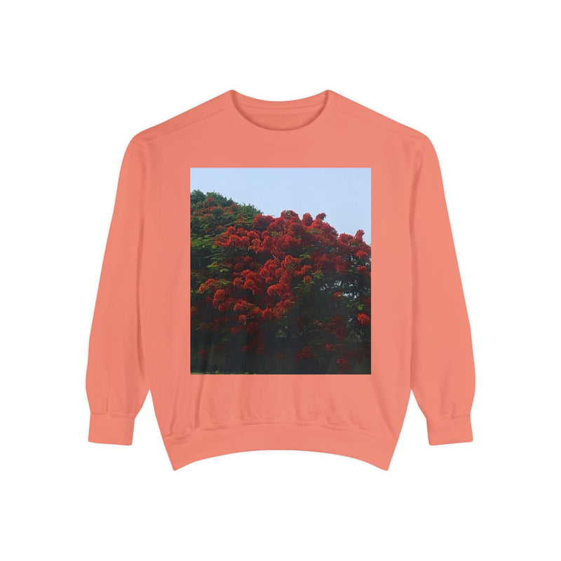 Resort View Unisex Garment-Dyed Sweatshirt