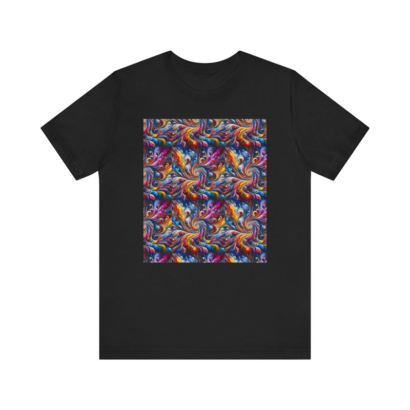 Psychedelic Print Unisex Jersey Short Sleeve Tee