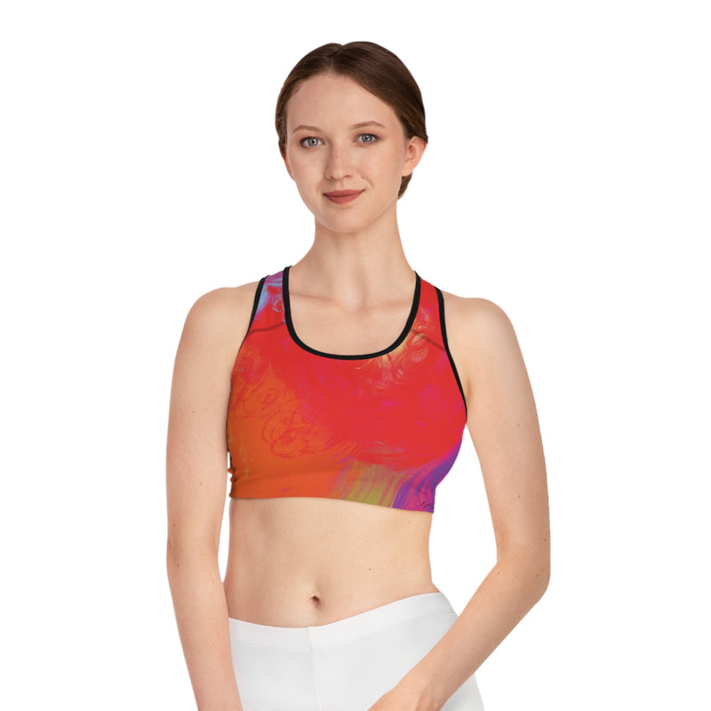 Floral Breeze Sports Bra (AOP)