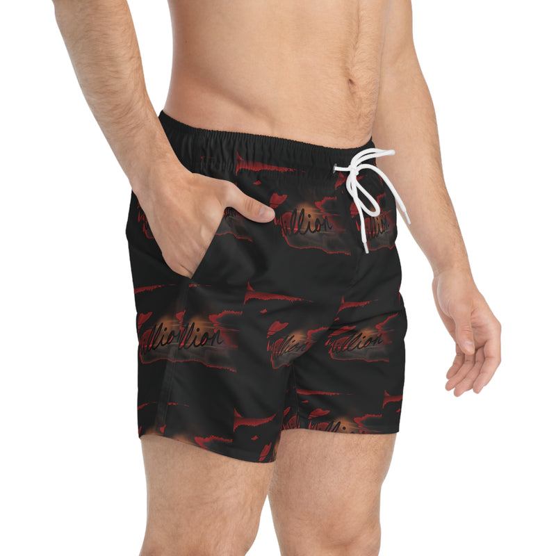 Fiery Million Swim Trunks (AOP)