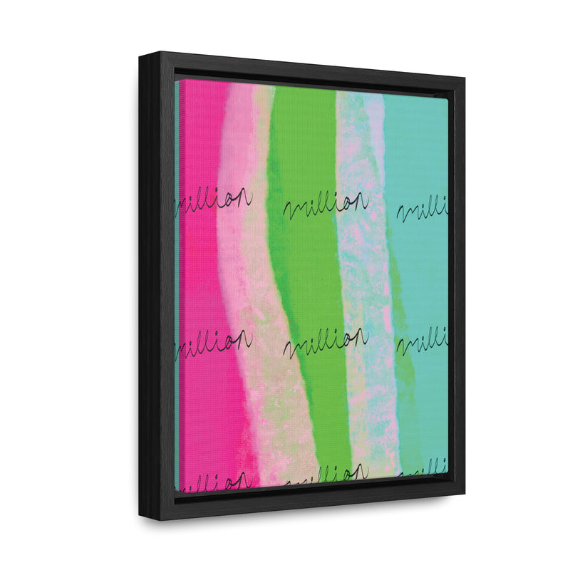 Pretty Neon Gallery Canvas Wraps, Vertical Frame