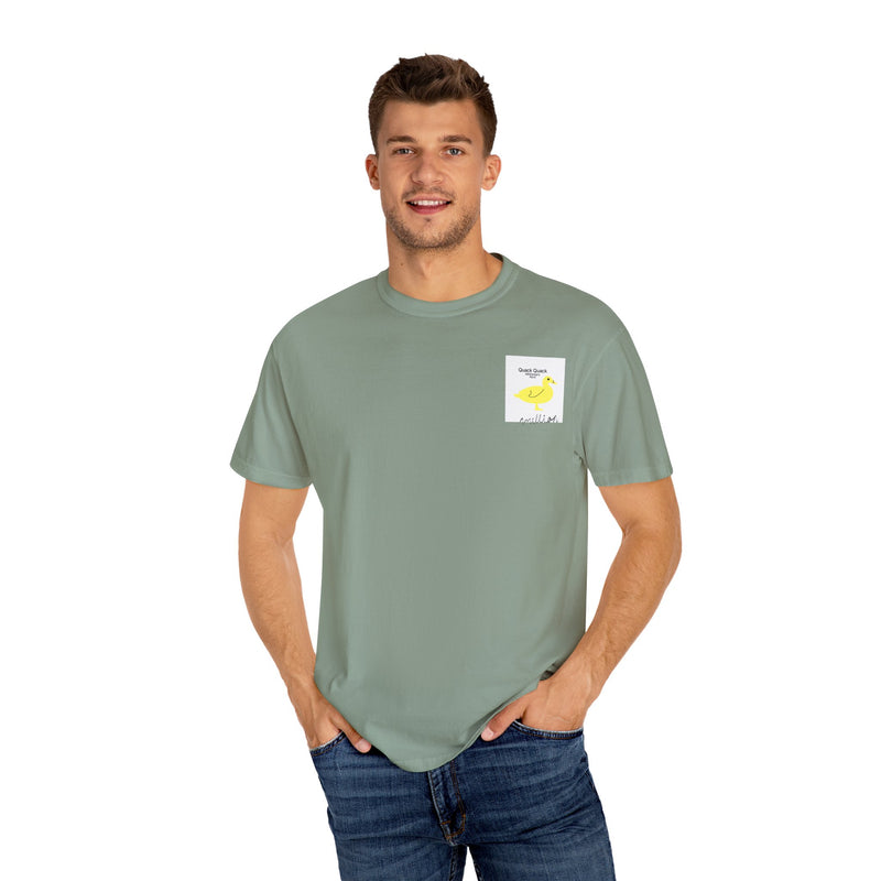 Quacking Duck Unisex Garment-Dyed T-shirt