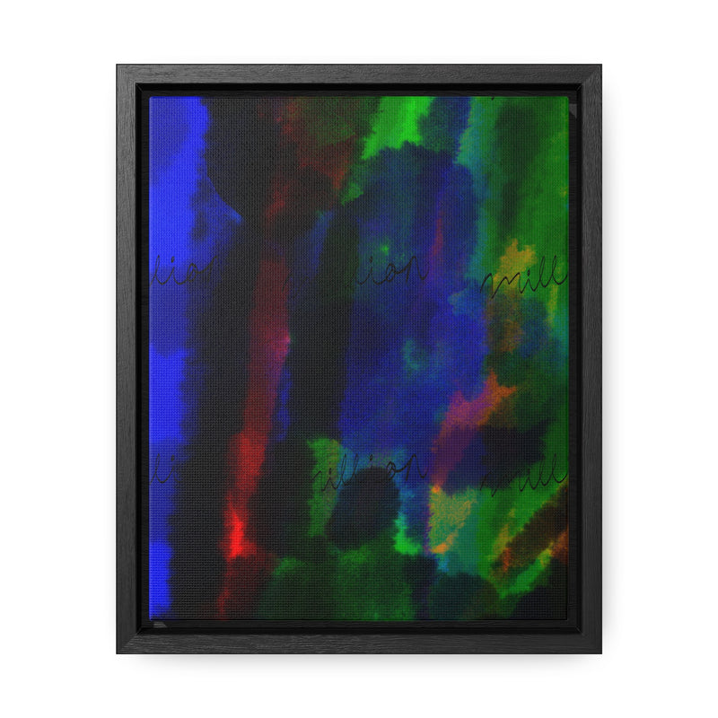 Watercolor Hue Gallery Canvas Wraps, Vertical Frame