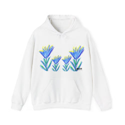 Blue Flower 2 Unisex Heavy Blend™ Hooded Sweatshirt