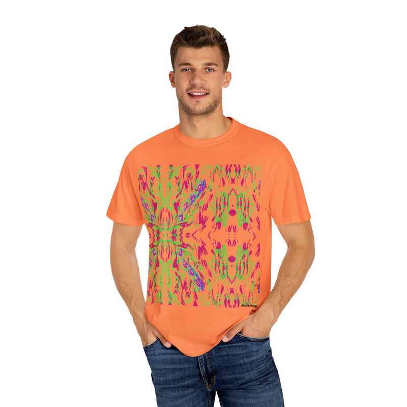 Leafs Neon Unisex Garment-Dyed T-shirt