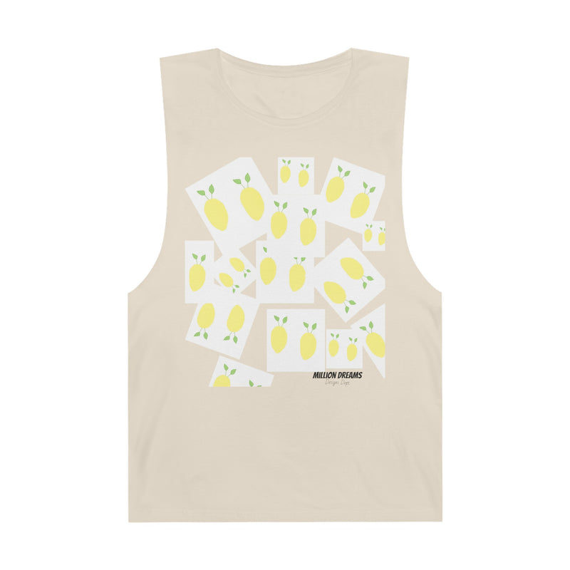 Lemon All over  Unisex Barnard Tank