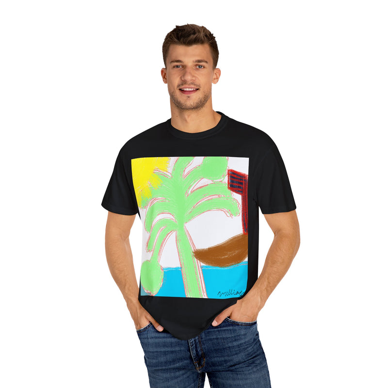 Ocean View Unisex Garment-Dyed T-shirt