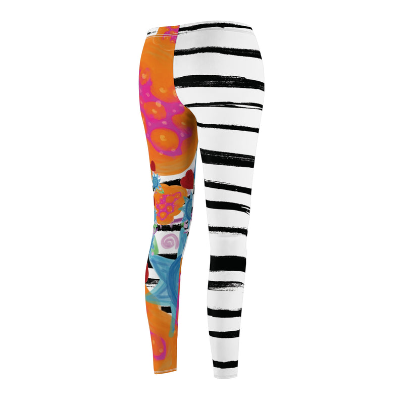 Paint Garden 3Women's Cut & Sew Casual Leggings (AOP)