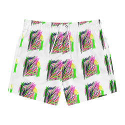 Scribble Art Swim Trunks (AOP)