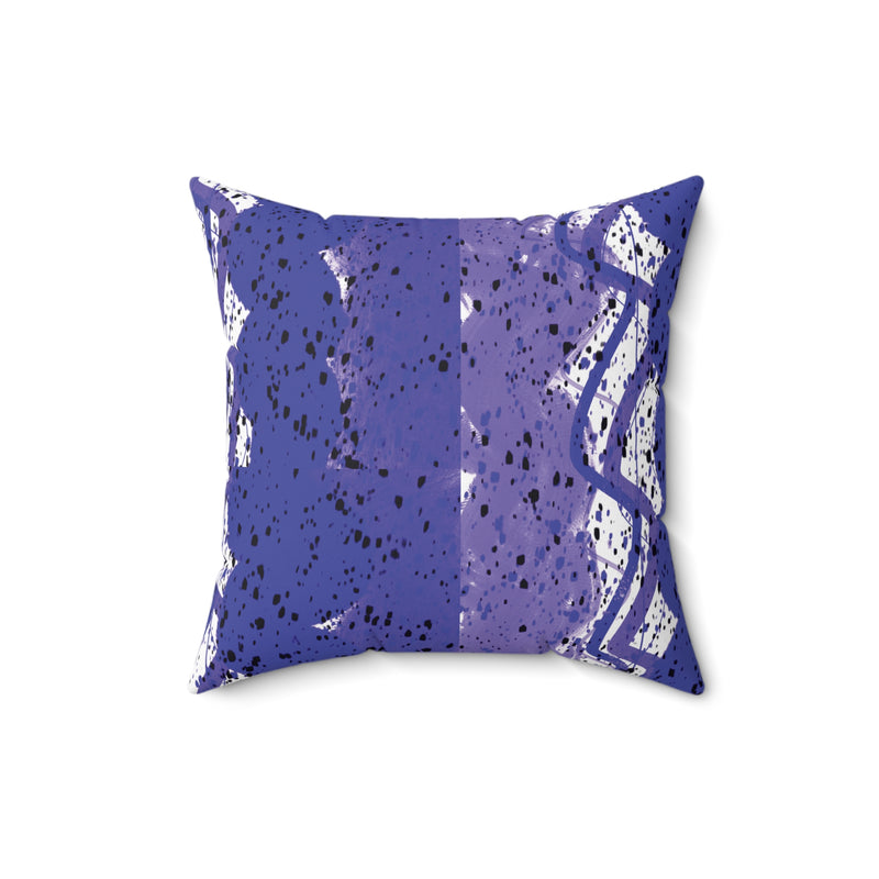 Paint Marks Brush Spun Polyester Square Pillow