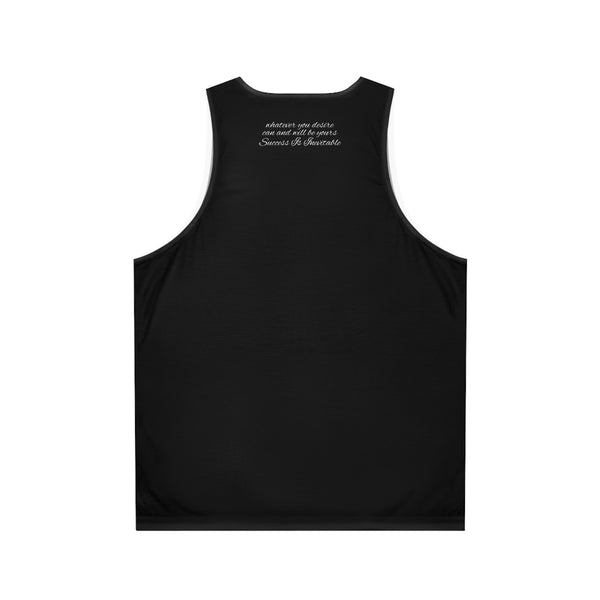 Success Is Inevitable Heart Unisex Tank Top (AOP)