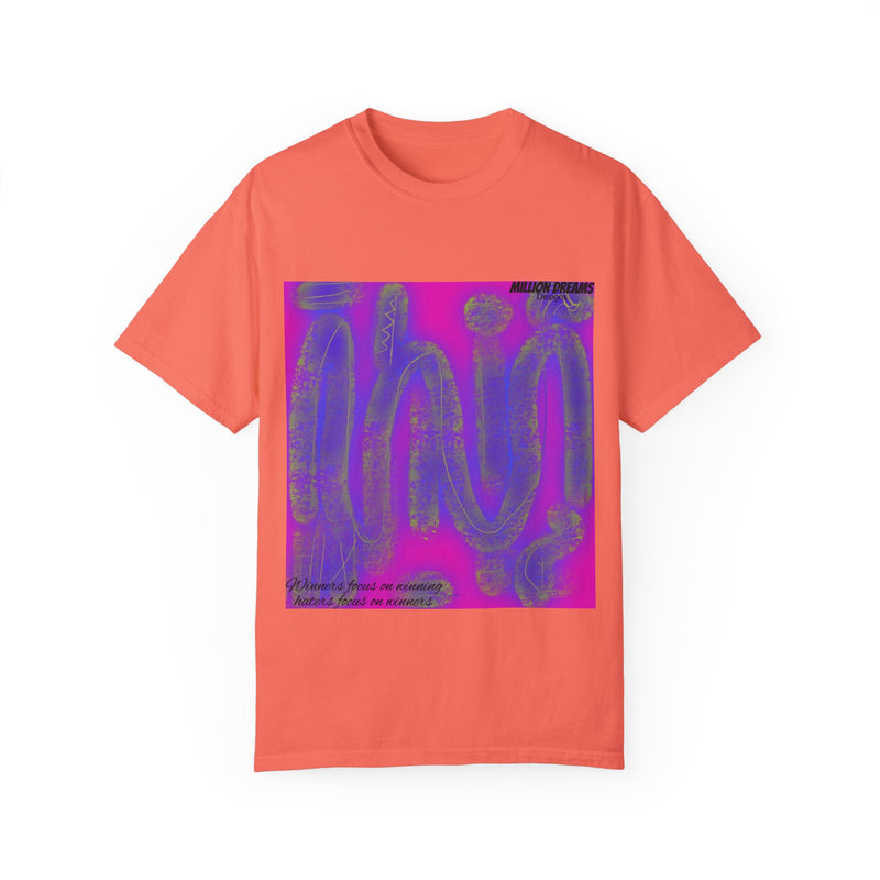 Tribal Neon Type Unisex Garment-Dyed T-shirt