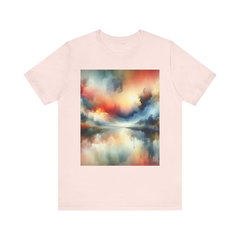 Watercolor Design Unisex Jersey Short Sleeve Tee