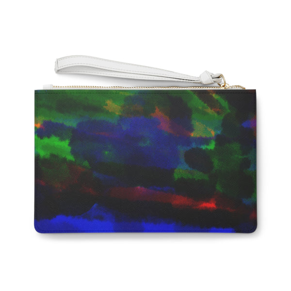 Watercolor Hue Clutch Bag