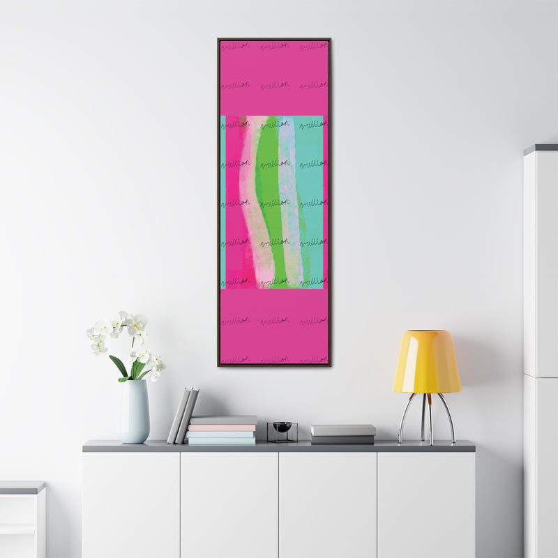 Pretty Neon Gallery Canvas Wraps, Vertical Frame