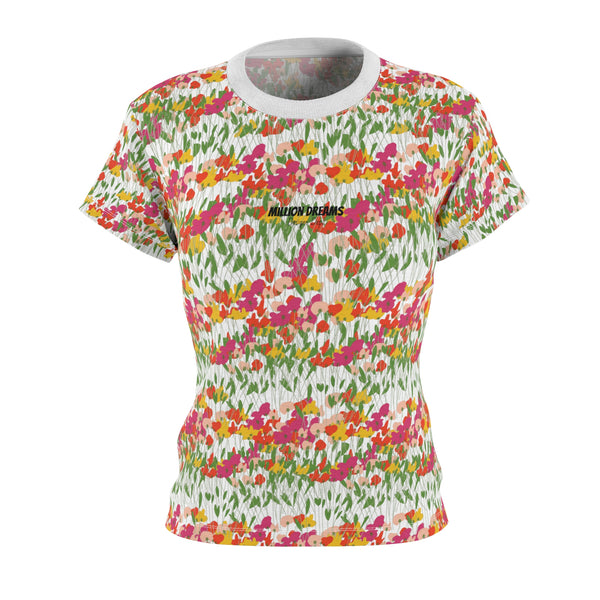 Freestyle Flowers Women's Cut & Sew Tee (AOP)